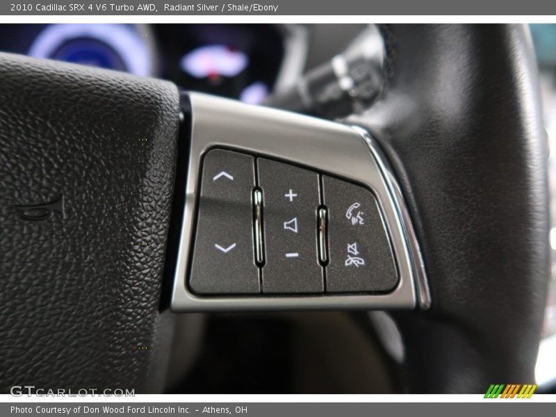 Radiant Silver / Shale/Ebony 2010 Cadillac SRX 4 V6 Turbo AWD
