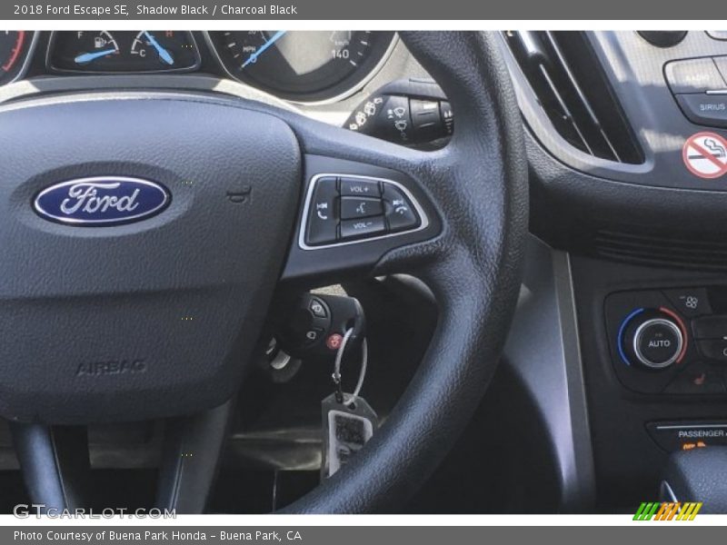 Shadow Black / Charcoal Black 2018 Ford Escape SE