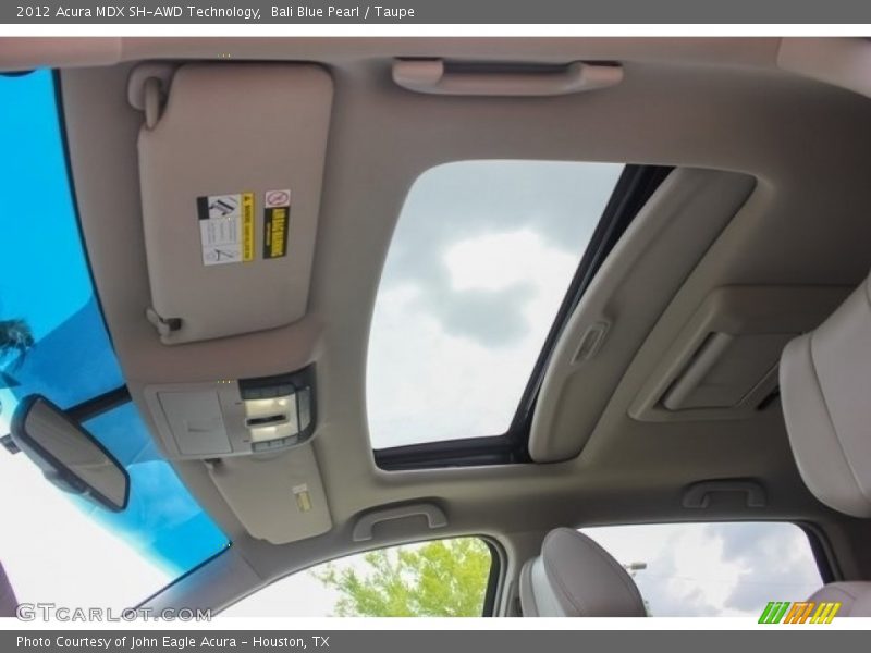 Bali Blue Pearl / Taupe 2012 Acura MDX SH-AWD Technology