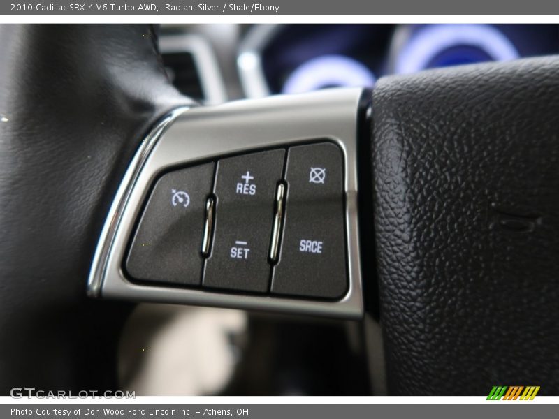 Radiant Silver / Shale/Ebony 2010 Cadillac SRX 4 V6 Turbo AWD