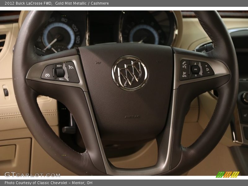 Gold Mist Metallic / Cashmere 2012 Buick LaCrosse FWD