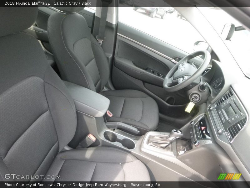 Galactic Gray / Black 2018 Hyundai Elantra SE
