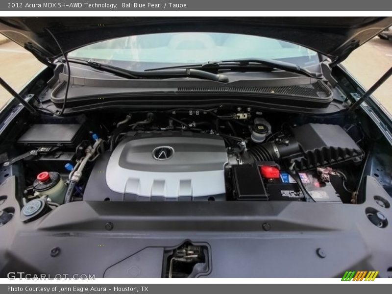 Bali Blue Pearl / Taupe 2012 Acura MDX SH-AWD Technology