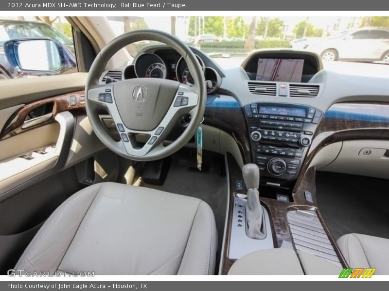Bali Blue Pearl / Taupe 2012 Acura MDX SH-AWD Technology