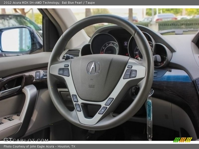 Bali Blue Pearl / Taupe 2012 Acura MDX SH-AWD Technology