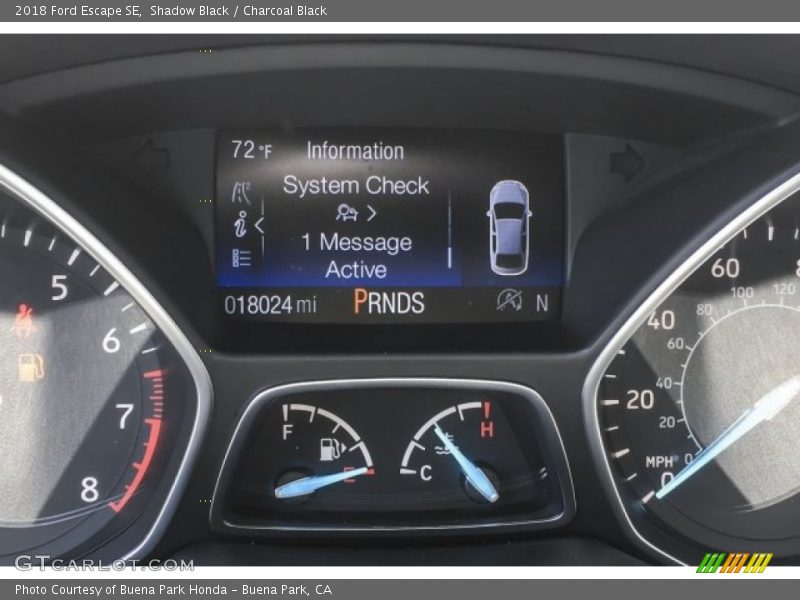 Shadow Black / Charcoal Black 2018 Ford Escape SE