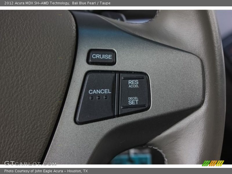 Bali Blue Pearl / Taupe 2012 Acura MDX SH-AWD Technology