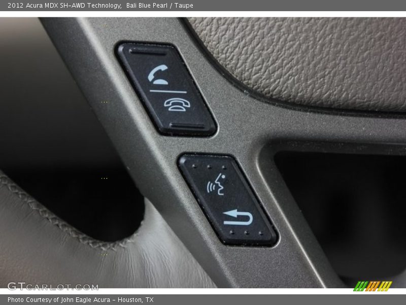 Bali Blue Pearl / Taupe 2012 Acura MDX SH-AWD Technology