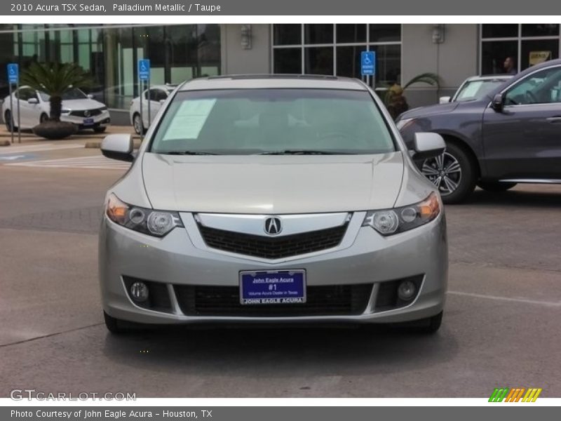 Palladium Metallic / Taupe 2010 Acura TSX Sedan