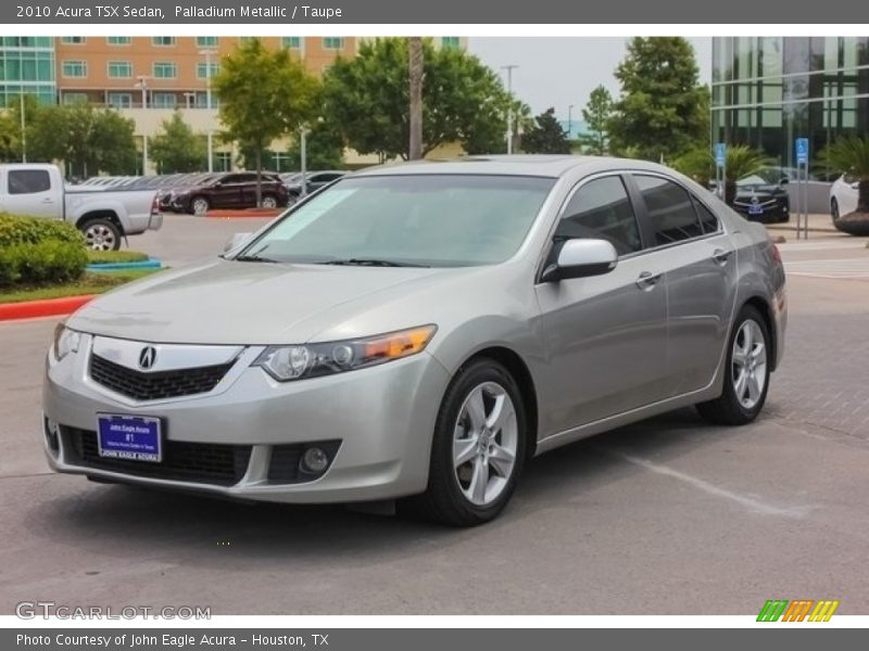 Palladium Metallic / Taupe 2010 Acura TSX Sedan
