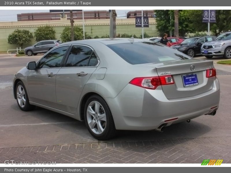 Palladium Metallic / Taupe 2010 Acura TSX Sedan