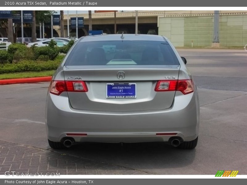 Palladium Metallic / Taupe 2010 Acura TSX Sedan