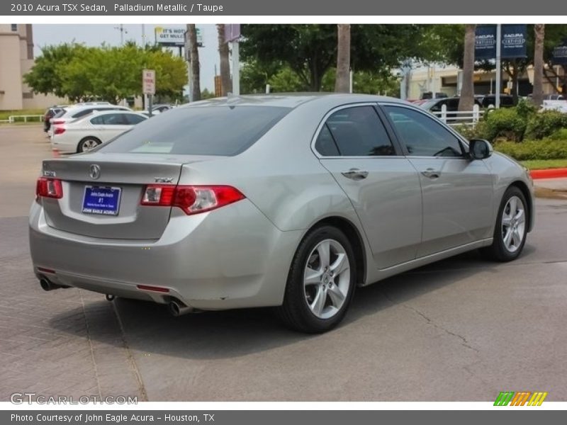 Palladium Metallic / Taupe 2010 Acura TSX Sedan