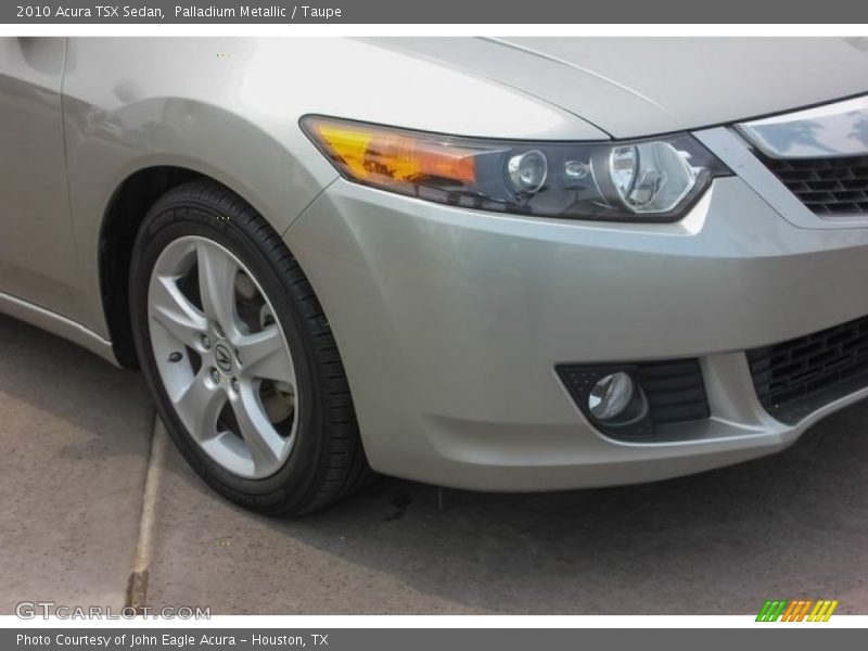 Palladium Metallic / Taupe 2010 Acura TSX Sedan