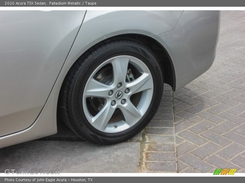 Palladium Metallic / Taupe 2010 Acura TSX Sedan