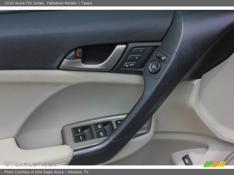 Palladium Metallic / Taupe 2010 Acura TSX Sedan