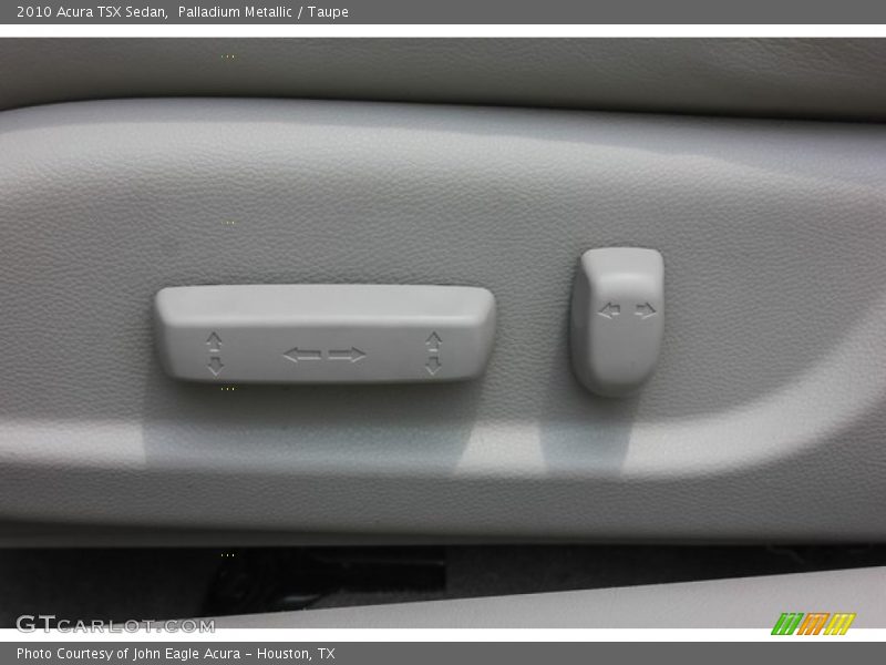 Palladium Metallic / Taupe 2010 Acura TSX Sedan