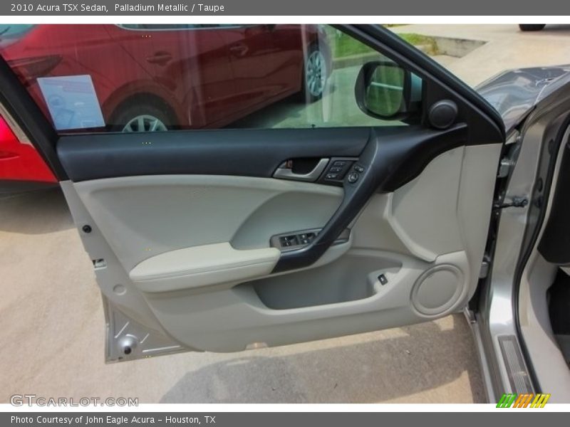 Palladium Metallic / Taupe 2010 Acura TSX Sedan