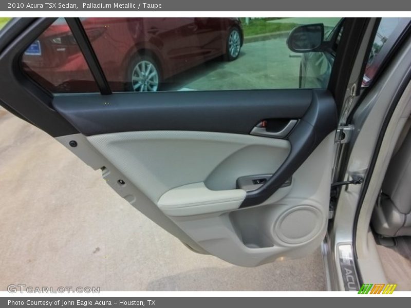 Palladium Metallic / Taupe 2010 Acura TSX Sedan