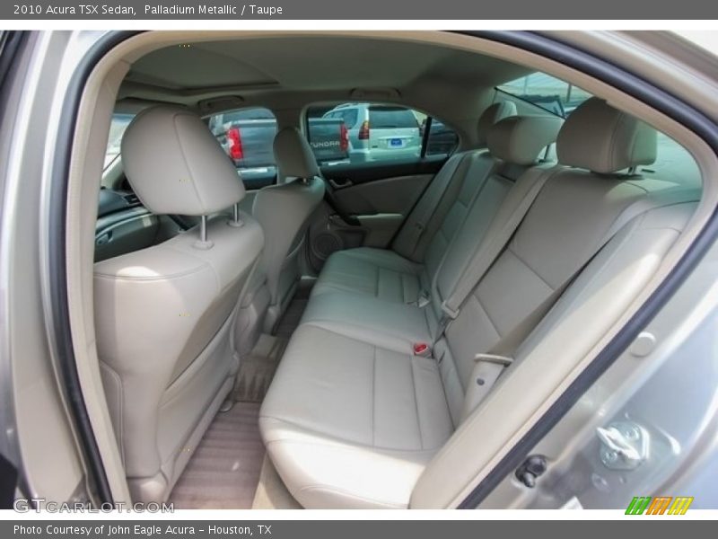 Palladium Metallic / Taupe 2010 Acura TSX Sedan