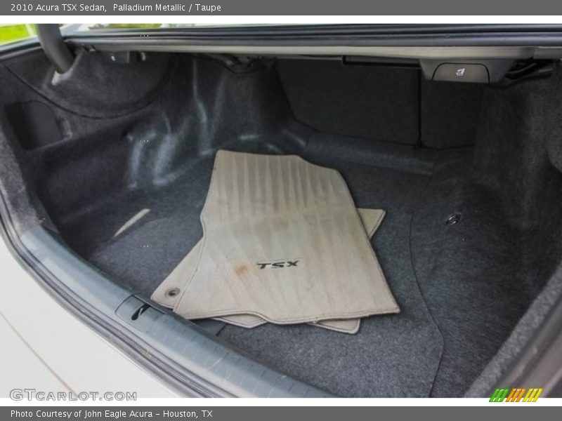 Palladium Metallic / Taupe 2010 Acura TSX Sedan