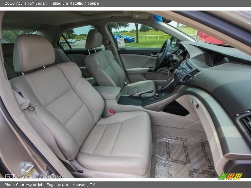 Palladium Metallic / Taupe 2010 Acura TSX Sedan