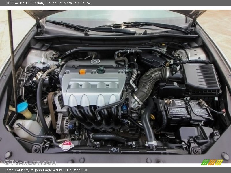 Palladium Metallic / Taupe 2010 Acura TSX Sedan