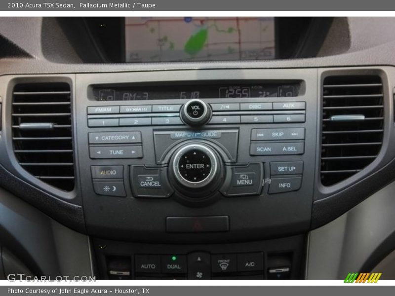 Palladium Metallic / Taupe 2010 Acura TSX Sedan