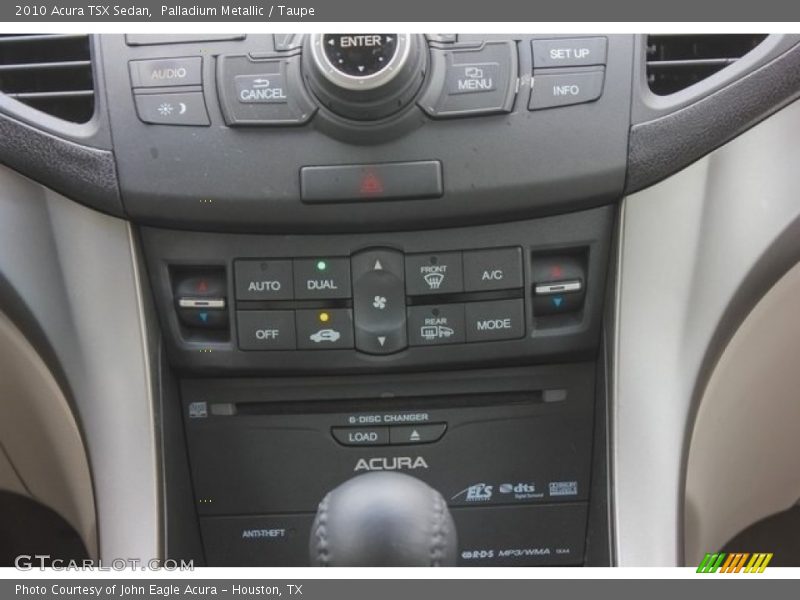 Palladium Metallic / Taupe 2010 Acura TSX Sedan