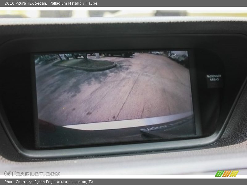 Palladium Metallic / Taupe 2010 Acura TSX Sedan
