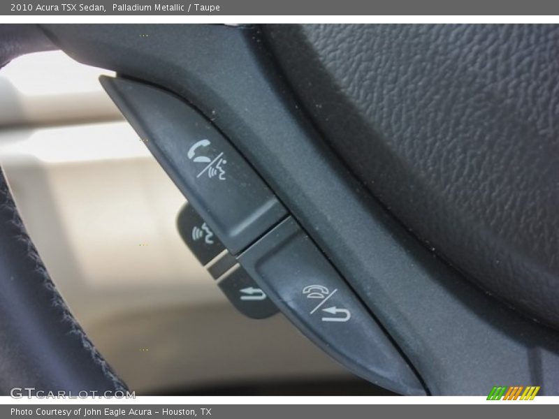 Palladium Metallic / Taupe 2010 Acura TSX Sedan