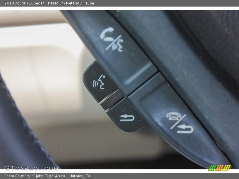 Palladium Metallic / Taupe 2010 Acura TSX Sedan