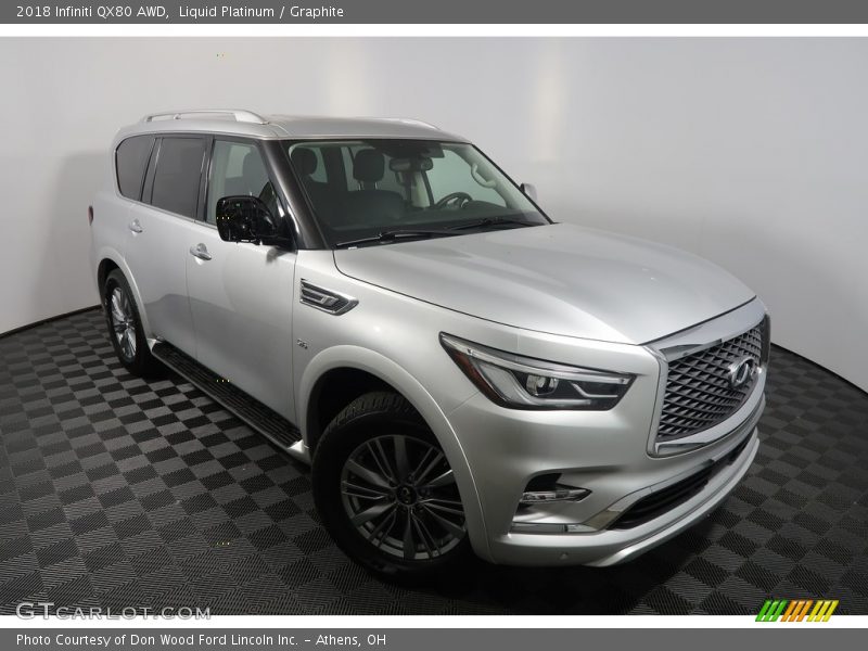 Front 3/4 View of 2018 QX80 AWD