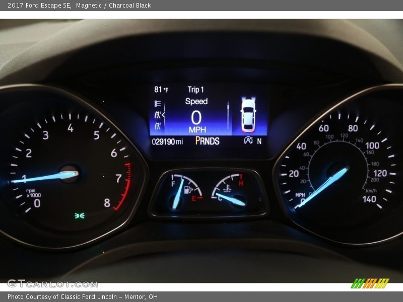 Magnetic / Charcoal Black 2017 Ford Escape SE