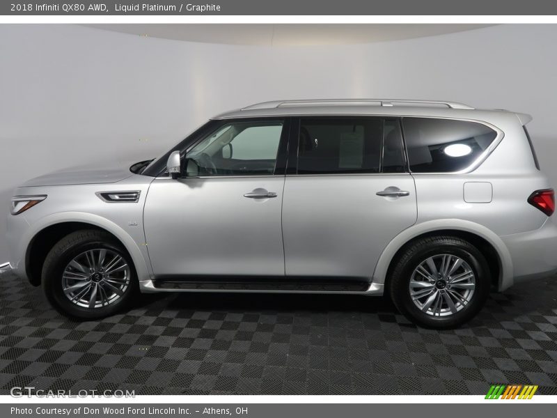 Liquid Platinum / Graphite 2018 Infiniti QX80 AWD