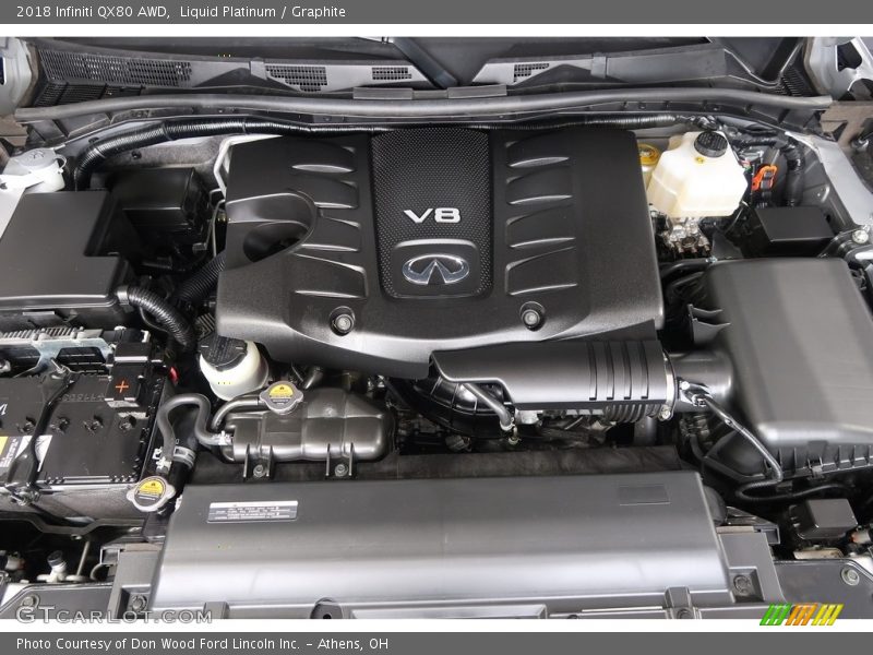 Liquid Platinum / Graphite 2018 Infiniti QX80 AWD