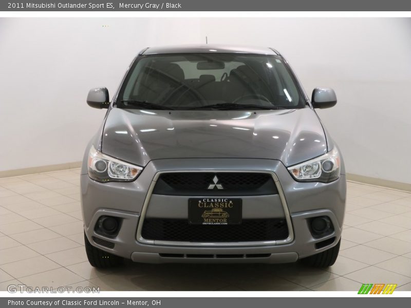 Mercury Gray / Black 2011 Mitsubishi Outlander Sport ES