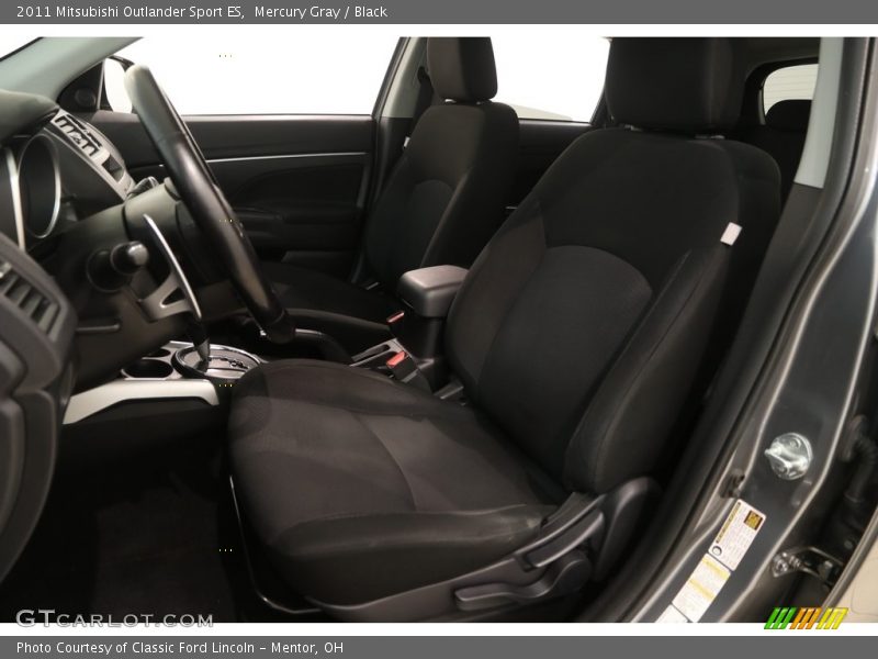 Mercury Gray / Black 2011 Mitsubishi Outlander Sport ES
