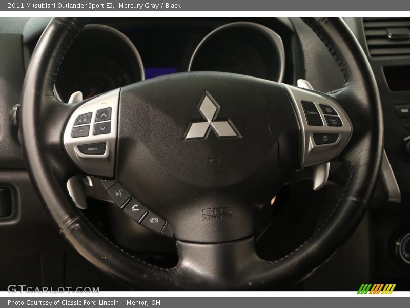 Mercury Gray / Black 2011 Mitsubishi Outlander Sport ES