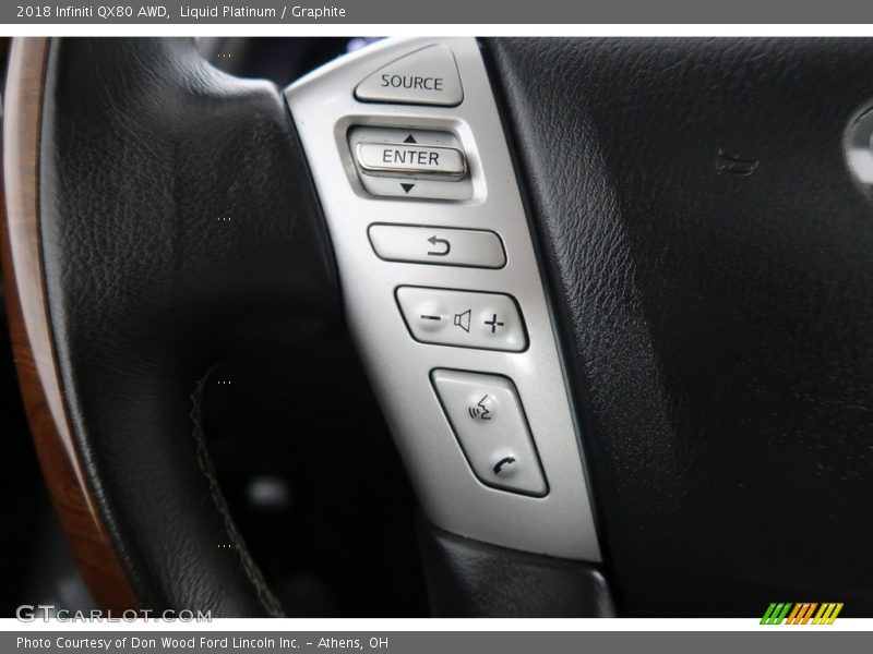 Liquid Platinum / Graphite 2018 Infiniti QX80 AWD