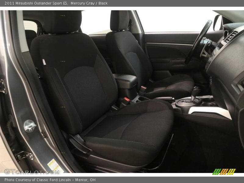 Mercury Gray / Black 2011 Mitsubishi Outlander Sport ES