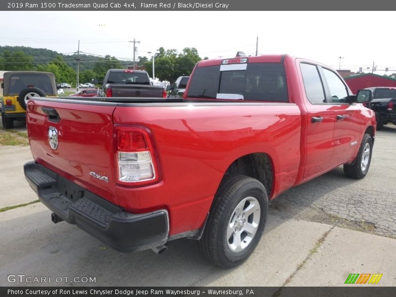 Flame Red / Black/Diesel Gray 2019 Ram 1500 Tradesman Quad Cab 4x4