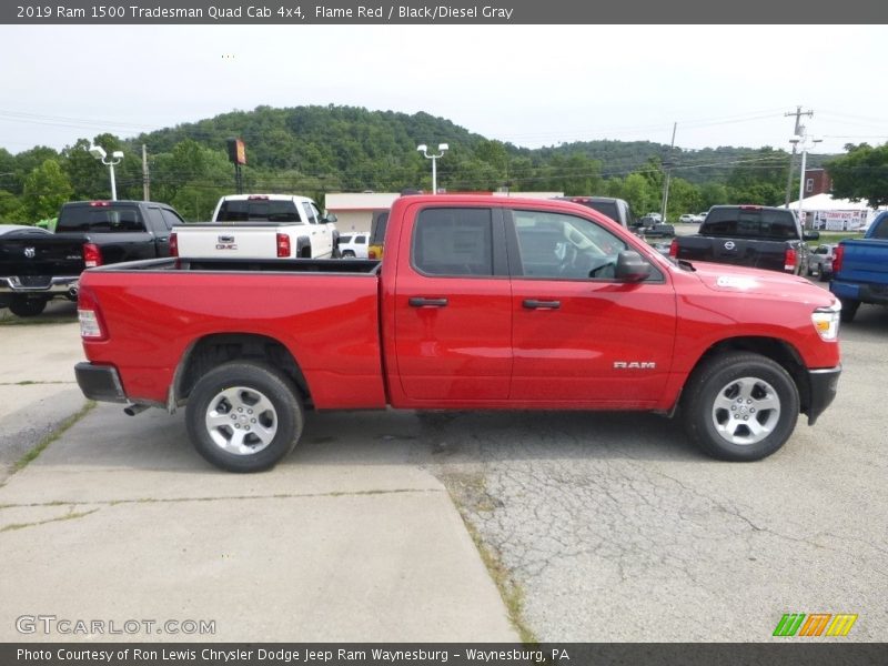Flame Red / Black/Diesel Gray 2019 Ram 1500 Tradesman Quad Cab 4x4