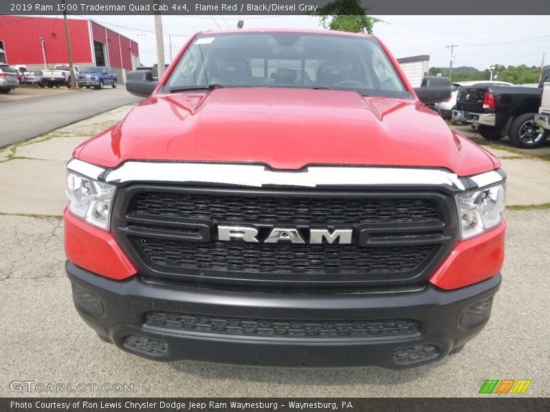 Flame Red / Black/Diesel Gray 2019 Ram 1500 Tradesman Quad Cab 4x4