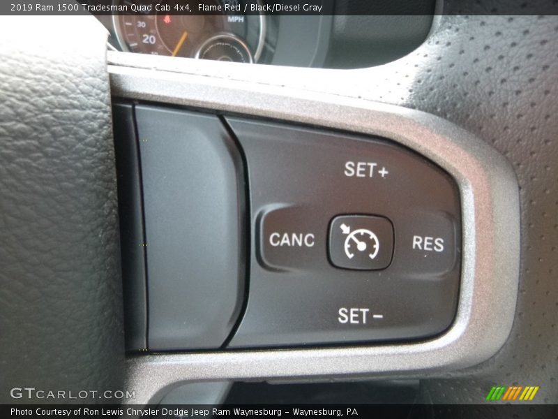 Flame Red / Black/Diesel Gray 2019 Ram 1500 Tradesman Quad Cab 4x4