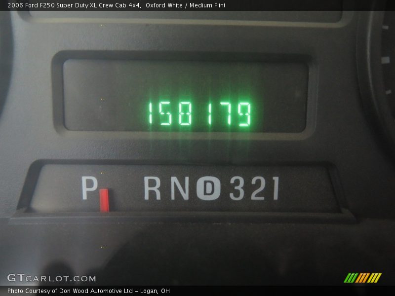Oxford White / Medium Flint 2006 Ford F250 Super Duty XL Crew Cab 4x4