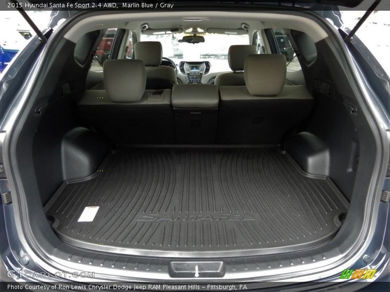 Marlin Blue / Gray 2015 Hyundai Santa Fe Sport 2.4 AWD
