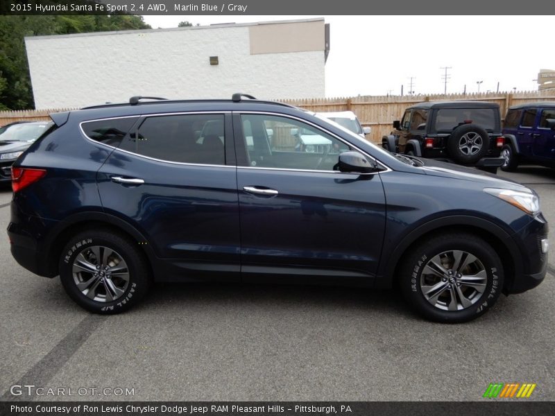 Marlin Blue / Gray 2015 Hyundai Santa Fe Sport 2.4 AWD
