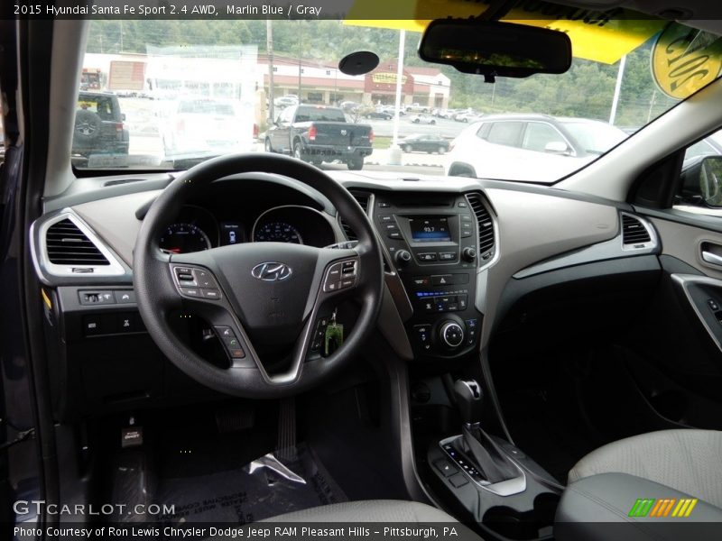 Marlin Blue / Gray 2015 Hyundai Santa Fe Sport 2.4 AWD