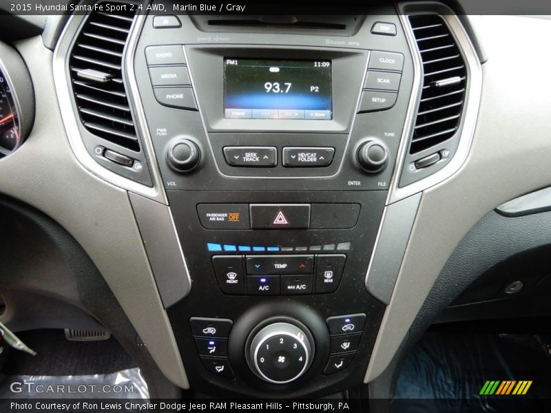 Marlin Blue / Gray 2015 Hyundai Santa Fe Sport 2.4 AWD